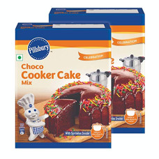 Deals, Discounts & Offers on  - Pillsbury Cooker Cake Mix, Choco, Eggless, 159 gm x Pack of 2, 318 gm