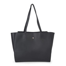 Deals, Discounts & Offers on  - Fargo Leatherette Multi Compartment Laptop Handbags For Women's Ladies (Magnet_Black_FGO-446)