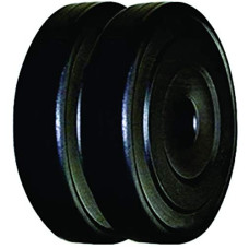 Deals, Discounts & Offers on  - FitBox Sports Intruder 5Kg Weight Plates, 2.5kg x 2 (Black)