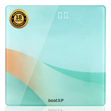 Deals, Discounts & Offers on  - beatXP Optifit Air Digital Weighing Scale with Backlit LED Panel (Blue), Electronic Weight Machine