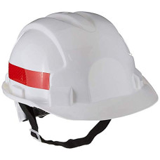 Deals, Discounts & Offers on  - Aktion Safety Helmet AKH-14 with Reflective Band Rachet Type - White (Pack of 5)