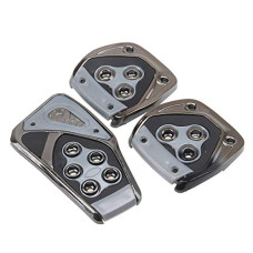 Deals, Discounts & Offers on  - Oshotto 3 Pcs Non-Slip Manual CS-375 Car Pedals kit Pad Covers Set Compatible with Hyundai Creta (2015-2019) (Grey)