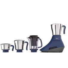 Deals, Discounts & Offers on  - Pigeon by Stovekraft Feather Mixer Grinder with Touch Panel 3 Jars and 1 Juicer Jar, 1000 Watts. India's First Touch Panel Mixer Grinder, soft touch blue