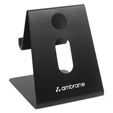 Deals, Discounts & Offers on Mobile Accessories - Ambrane Mobile Holding Tabletop Stand, 180 Degree View, Premium Metal Body, Wide Compatibility, Multipurpose, Anti-Skid Design (Pop Stand, Black)