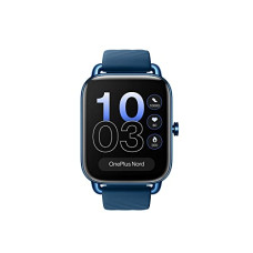 Deals, Discounts & Offers on Electronics - OnePlus Nord Watch with 1.78 AMOLED Display, 60 Hz Refresh Rate, 105 Fitness Modes, 10 Days Battery, SPO2, Heart Rate, Stress Monitor, Women Health Tracker & Multiple Watch Faces [Deep Blue]