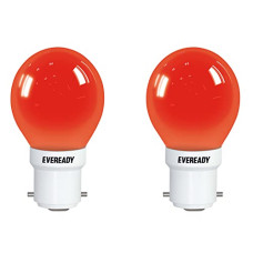 Deals, Discounts & Offers on  - Eveready 0.5-Watt 1 UP Deco LED Bulb (Red and Pack of 2)