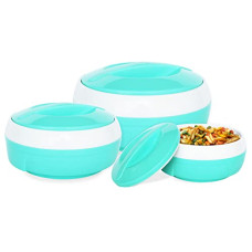 Deals, Discounts & Offers on  - PRINCEWARE Solar Plastic Plaid Casserole Set (Green) -3 Pieces