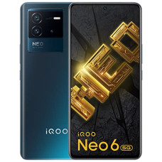 Deals, Discounts & Offers on Electronics - [For SBI, HDFC Credit Card] iQOO Neo 6 5G (Dark Nova, 8GB RAM, 128GB Storage) | Only Snapdragon 870 in The Segment | 50% Charge in Just 12 Mins | 90 FPS Gaming Support*