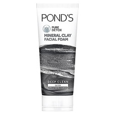 Deals, Discounts & Offers on Beauty Care - POND'S Pure Detox Mineral Clay Activated Charcoal, 4X Oil Absorbing, Detoxifying, For Oil Free Instant Glow, Face Wash 90 g