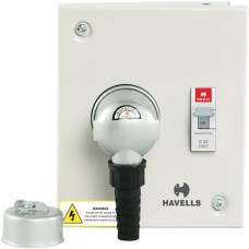 Deals, Discounts & Offers on Home Improvement - Havells Utility DB P/S 20A DP Metal Plug and Socket Distribution Board (Grey)