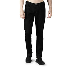 Deals, Discounts & Offers on Men - [Size 38] SUMPTUOUS Men's Slim Jeans (CROMA001_Dark Blue_38)