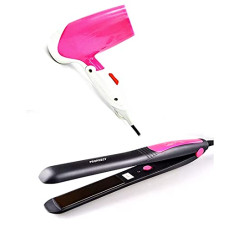 Deals, Discounts & Offers on Irons - DEBIRE Prophecy Hair Straightener PH823 with Hair Dryer For Professional Salon Look