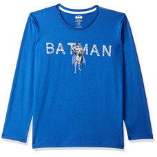 Deals, Discounts & Offers on  - [Size 2 - 3Y] Batman Kids Boys Allure Blue Mlng Color Half Sleeve T-Shirt(Age-2/3)