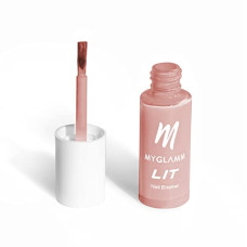 Deals, Discounts & Offers on Beauty Care - MyGlamm LIT Nail Enamel-Hey Gurl (Pink)-7ml | Nail Polish | Nail Paint | Long Lasting Nail Polish | Chip Resistant | Glossy Finish