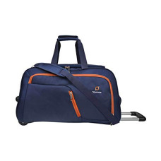 Deals, Discounts & Offers on  - Murano Junio 50 cm Polyester 39 LTR Duffel Bag/Travel Bag- Navy Blue
