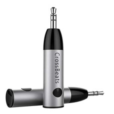 Deals, Discounts & Offers on Electronics - CrossBeats Mini Bluetooth Receiver Wireless Bluetooth Car Adapter Mini Portable 3.5mm Aux Adapter and Build-in Mic