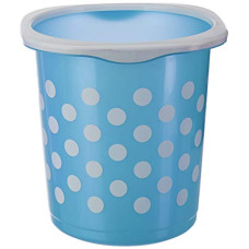 Deals, Discounts & Offers on  - Cello Fusion Plastic Dustbin, 7 Liters, Blue