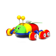 Deals, Discounts & Offers on  - Toyzone Big Bee Pull Along - 71952 | Infant and Pre-School Toy | Free Wheel Toy | Early Age Development Toys