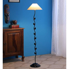 Deals, Discounts & Offers on  - tu casa Metal-Iron Floor Lamp, White, Off White
