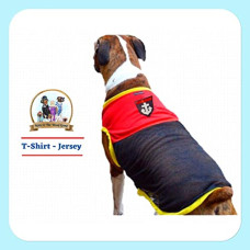 Deals, Discounts & Offers on  - Kitty & The Woof Gang Black Velvet Dress Embellished with a Beautiful Patch, Large, 1 Gram