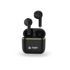 Deals, Discounts & Offers on Headphones - Aroma NB140 Dhamaal 24 Hours* Playtime | Deep Bass | Made in India | TrueWireless Bluetooth Headset (Black)