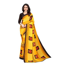 Deals, Discounts & Offers on Women - Tarshika Womens Georgette Printed Saree With Blouse Piece(GEORGETTE SAREE_01)