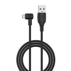 Deals, Discounts & Offers on  - Portronics Konnect HD 3A Fast Charging Micro USB Cable with Fast Data Sync, Tangle Resistance, Nylon Braided, 1.2 Meter (Black)