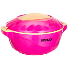 Deals, Discounts & Offers on  - Amazon Brand - Solimo Inner Steel Casserole, Pink (2.3L)
