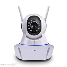 Deals, Discounts & Offers on Electronics - FINICKY-WORLD V380 HD CCTV Wireless IP Security Camera Dual Antenna Live View (Support Micro SD Card + LAN RJ45)