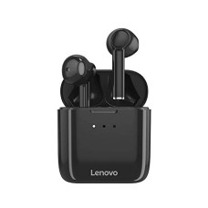 Deals, Discounts & Offers on Accessories - Lenovo QT83 True Wireless in Ear Earphones with Mic, BT v5.0,Upto-20 Hours Playtime, Smart Touch, HD Sound Quality with Compact Charging case and Mic- Black