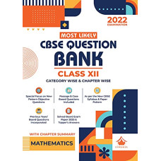 Deals, Discounts & Offers on Books & Media - CBSE Most Likely Question Bank Mathematics Class 12 (2022 Exam) - Categorywise & Chapterwise Topics, Solved, New Objective Paper Pattern (Term 1 & 2 )