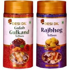 Deals, Discounts & Offers on  - Desi Dil Gulkand & Rajbhog Toffees / Suitable