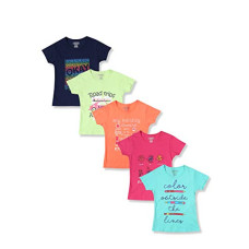 Deals, Discounts & Offers on  - [Size 13-14Y] Cherokee by Unlimited Girl's Printed Regular T-Shirt