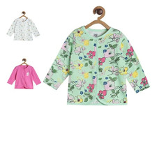 Deals, Discounts & Offers on Baby Care - [Size 3 - 6M] MINI KLUB Baby-Girl's Regular Fit T-Shirt