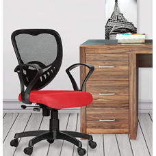 Deals, Discounts & Offers on Furniture - Da URBAN Carex Mid-Back Revolving Mesh Ergonomic Chair
