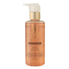 Deals, Discounts & Offers on Beauty Care - Coco Soul Shower Gel with Coconut & Ayurveda| Sulphate & Paraben Free| Mineral Oil & Silicones Free |100% Vegan | 200ml