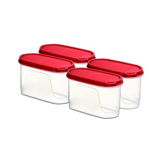 Deals, Discounts & Offers on  - Pigeon StakBox 1.1 Litre (Set of 4) Storage