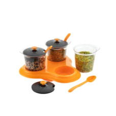 Deals, Discounts & Offers on  - Suzec Multipurpose Dining Set 3 Piece Pickle Container