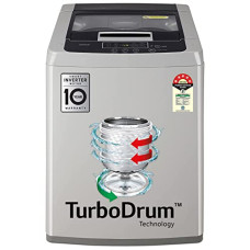 Deals, Discounts & Offers on  - [For SBI Credit Card] LG 8 Kg 5 Star Inverter Fully-Automatic Top Load Washing Machine (T80SKSF1Z, Middle Free Silver, Turbodrum)
