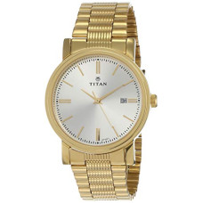 Deals, Discounts & Offers on Men - Titan Analog OffWhite Dial Men's Watch NM1712YM02 / NL1712YM02
