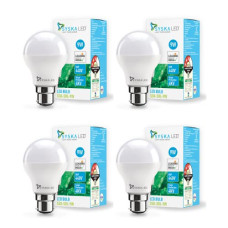 Deals, Discounts & Offers on  - SYSKA SRL 9W B22 Led Bulb (Cool Day Light Bulb, Pack Of 4, B22D Base)