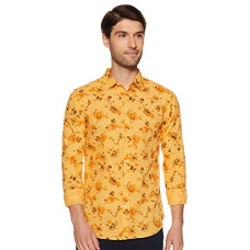 Deals, Discounts & Offers on Men - [Size L] ABOF Men's Floral Slim Fit Casual Shirt