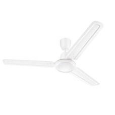 Deals, Discounts & Offers on  - Hindware Snowcrest Brisa Metallic 1200mm Designer 3 Blade Ceiling Fan with Premium Metallic Finish, Dust Resistant Aerodynamic Blades For Even Air Distribution (White)