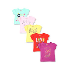 Deals, Discounts & Offers on Baby Care - [Size 12 Months-18 Months] Donuts by Unlimited Baby-Girl's Regular fit T-Shirt
