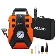 Deals, Discounts & Offers on  - AGARO TI2147 Analog Tyre Inflator/Compressor Pump, Portable, 12V DC, up to 150 PSI, LED Light,Carry Case,