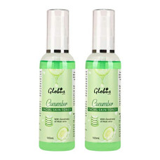 Deals, Discounts & Offers on Beauty Care - Globus Naturals Cucumber Facial Skin Toner With Goodness Of Aloe Vera Extract 100ml (Pack of 2)