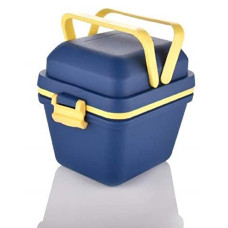 Deals, Discounts & Offers on  - Tosaa Plastic Dieting Airtight Lunch/Tiffin Box Set 3 Compartment Tiffin with Handle & Push Lock