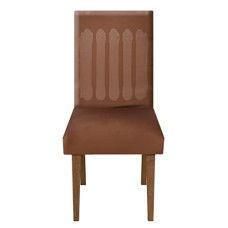 Deals, Discounts & Offers on  - Amazon Brand - Solimo Polyester Elastic Dining Chair Cover - (Plain Print, Brown)