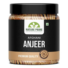 Deals, Discounts & Offers on  - Nature Prime Dried Afghani Anjeer 200g Pack | Dried Figs | Rich Source of Fibre Calcium & Iron | Low in calories and Fat Free | Non-GMO Dried Figs