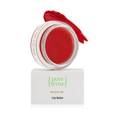 Deals, Discounts & Offers on Beauty Care - PureSense Peach Pie Lip Balm for Dry & Chapped Lips with Vitamin A & E | Shea Butter | Almond & Olive Oil